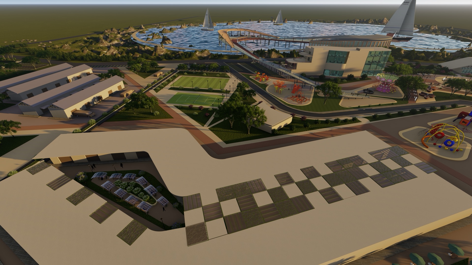 Waterfront resort project