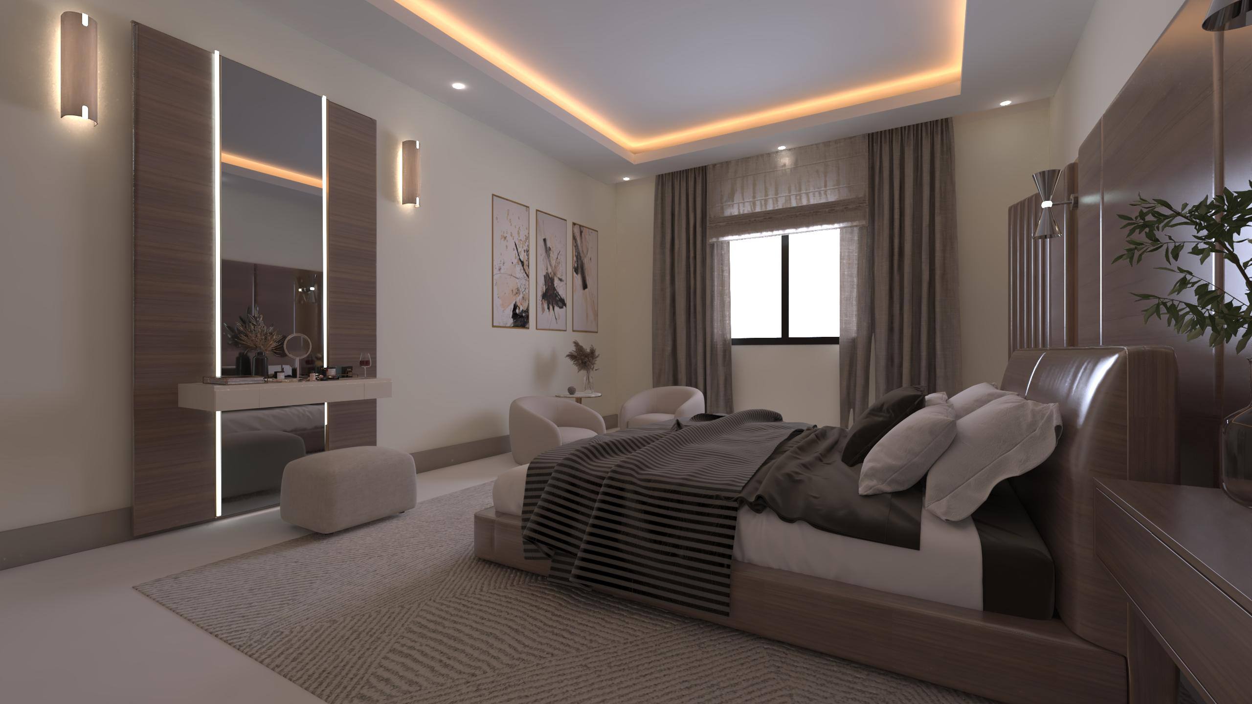 Studio interior design project